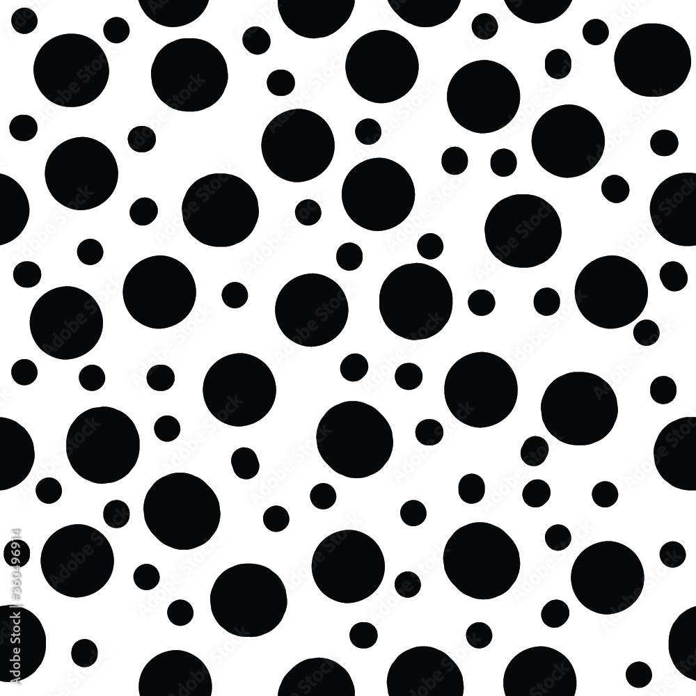 Dark Black vector seamless cover with circles. Modern abstract illustration with colorful water drops. Pattern for trendy fabric, wallpapers. - Vector EPS 10 Dark Black vector seamless cover with circles. Modern abstract illustration with colorful water drops. Pattern for trendy fabric, wallpapers. - Vector EPS 10