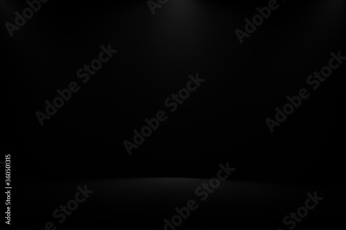 Spotlights, stage, curtain.