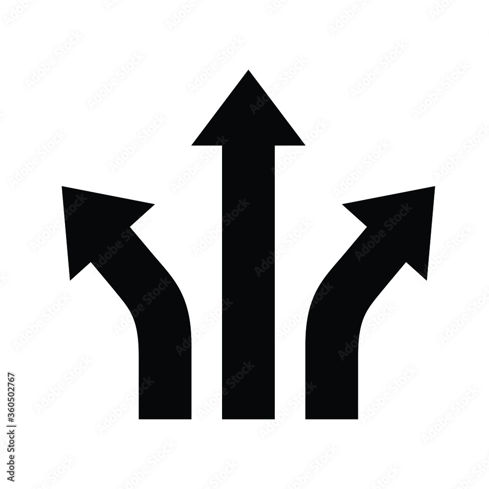 curve to left sign, go straight signal, curve to right symbol, traffic sign vector curve to left sign, go straight signal, curve to right symbol, traffic sign vector