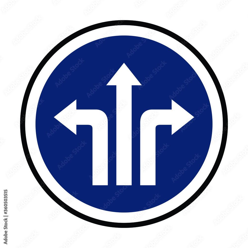 go straight sign, turn left signal, turn right icon, traffic sign vector go straight sign, turn left signal, turn right icon, traffic sign vector