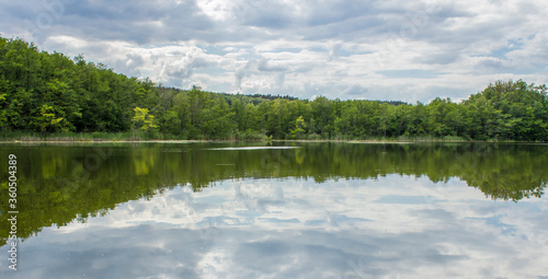 romantischer Waldsee 
