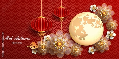 Mid autumn festival / Chinese festival / Vector illustration
