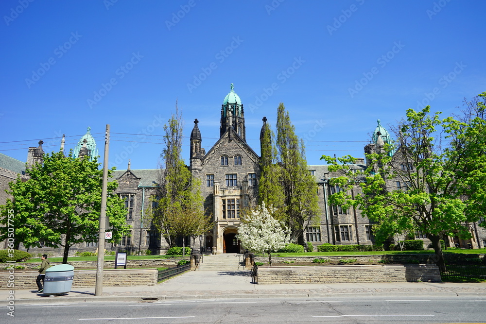University of Toronto Campus building in spring