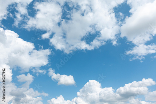 Blue sky with cloud