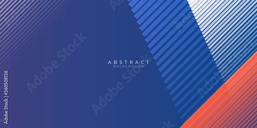 Abstract background dark blue red white with modern corporate concept.