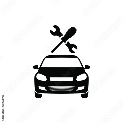 car auto service icon vector