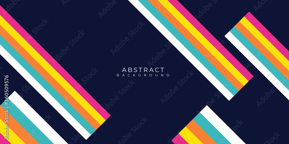 Presentation abstract color 3d paper art illustration set. Contrast colors. Vector design layout for banners, presentations, flyer. Suit for social media post stories and presentation template.
