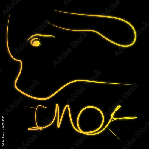Light a dog