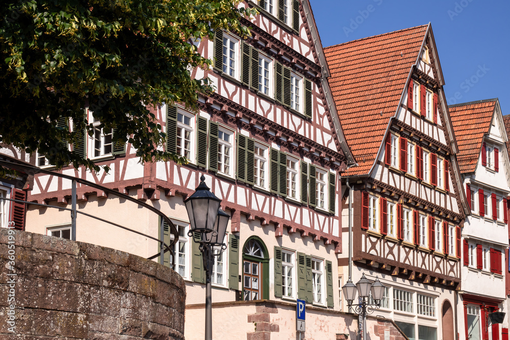 typical houses in Calw Germany