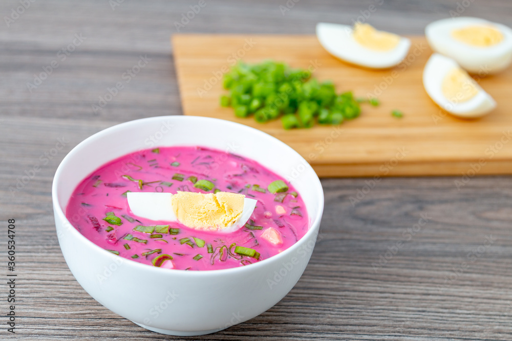 Cold beet soup with egg. Cold Soup Recipes Cold beet soup with egg. Cold Soup Recipes