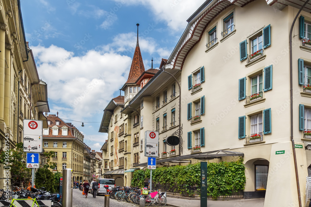 Obraz premium Street in Bern, Switzerland