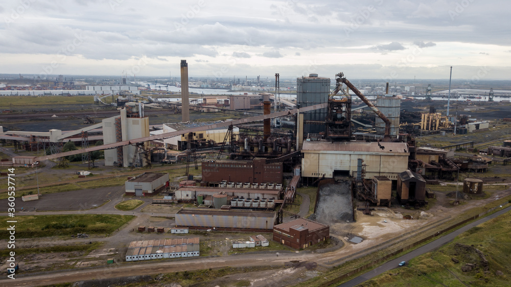 The abandoned Steel Blast Furnace at Redcar, Teesside The abandoned Steel Blast Furnace at Redcar, Teesside