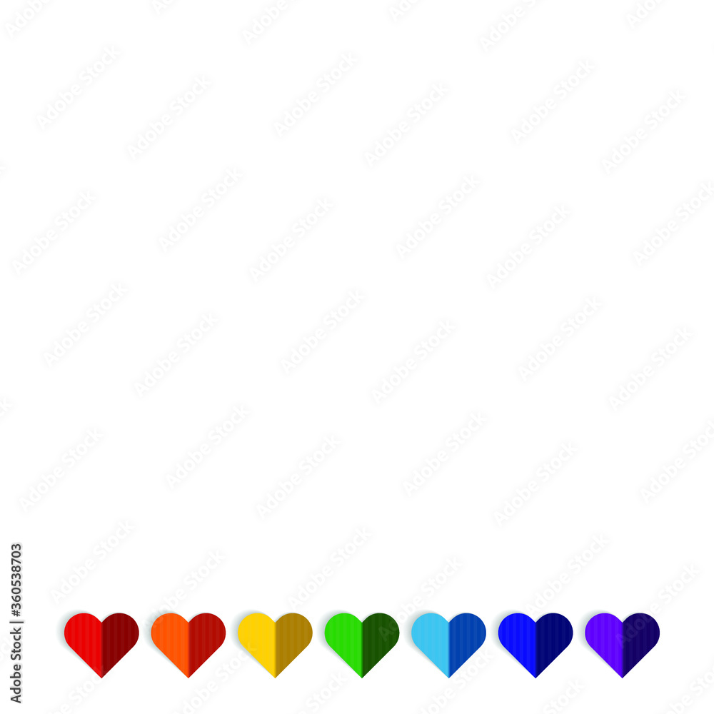 LGBTQ Plus Rainbow Flag Lesbian Gay Bisexual and Transgender Pride Vector Template Design Element LGBTQ Plus Rainbow Flag Lesbian Gay Bisexual and Transgender Pride Vector Template Design Element