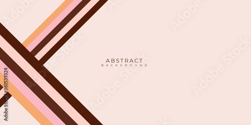 Geometric shapes line texture templates with brown yellow pink orange stripe memphis style