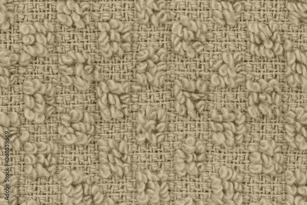 Obraz premium Brown knit textured weave material background