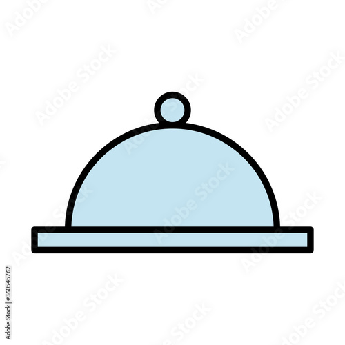 tray server fill style icon