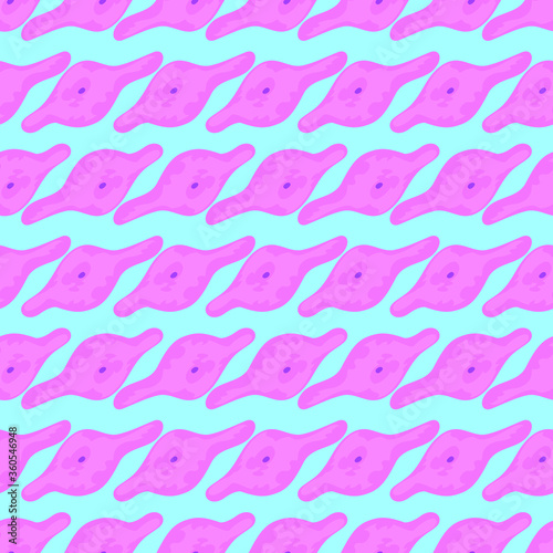 Puri pattern, seamless pattern on purple background.