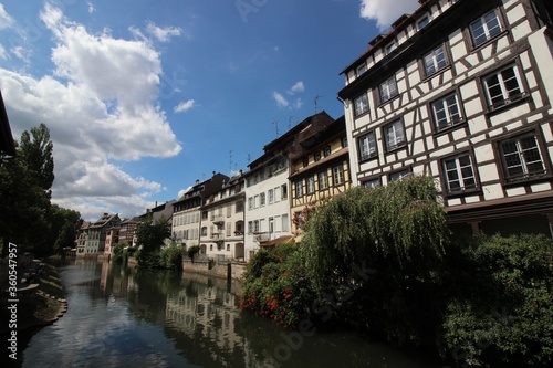 Beautiful view of the historic town of Strasbourg
