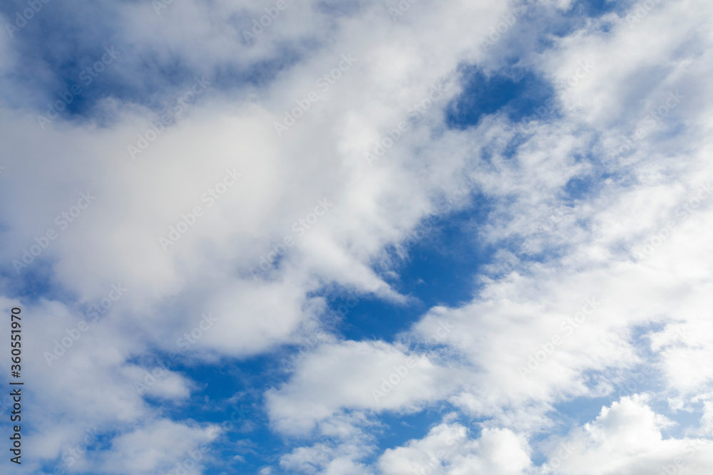 Many clouds in blue sky Many clouds in blue sky