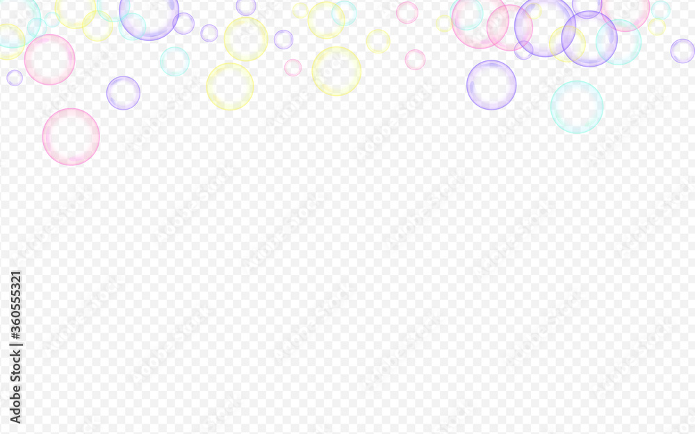 Rainbow Soapy Ball Abstract Transparent Rainbow Soapy Ball Abstract Transparent