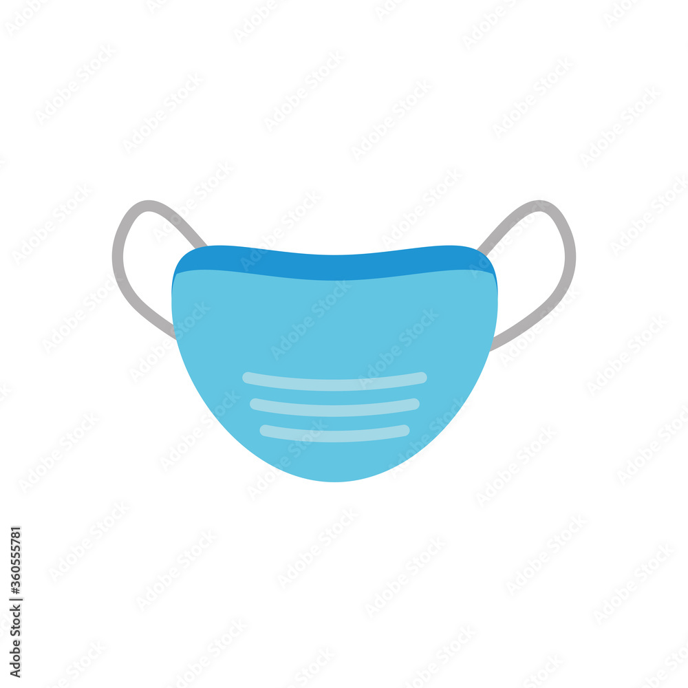 medical mask icon, flat style medical mask icon, flat style