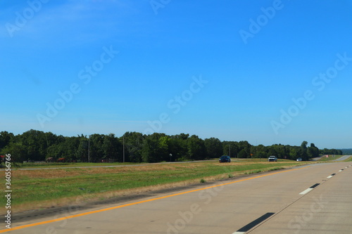 the road in the countryside