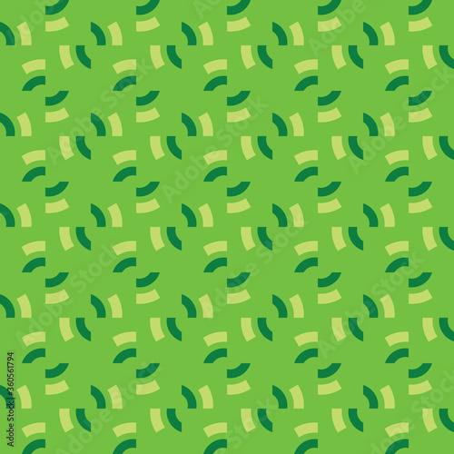 Vector seamless pattern texture background with geometric shapes  colored  green colors.