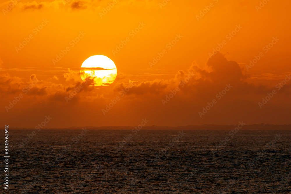 Sun, sunset, sunrise. Colorful toned instant photo Sun, sunset, sunrise. Colorful toned instant photo