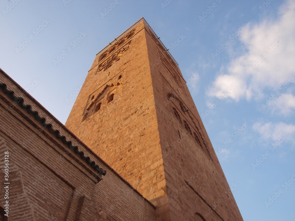 Kutubiyya Mosque in Marrakech, Morocco.