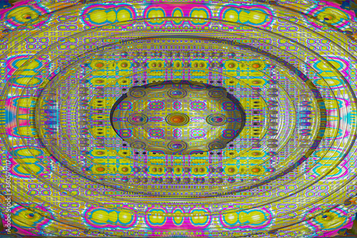 3D render. The embossed background texture, 3d illustration, volumetric drawing. Textures for the design. Three-dimensional texture. 3D Fractal shape.