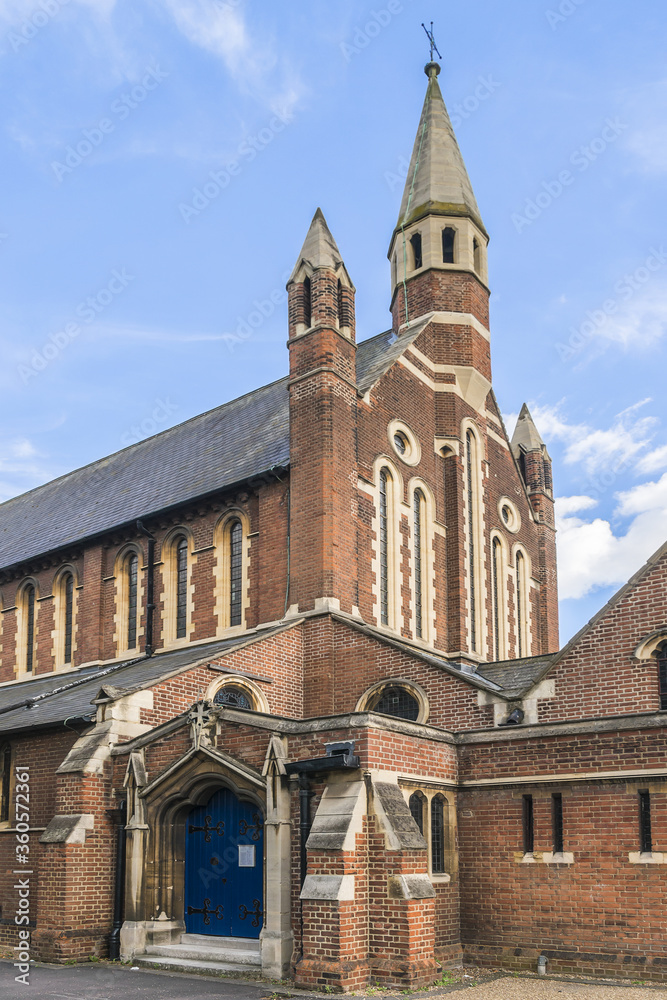 The Parish of St. Mary the Virgin established in 1885 -1987. Lansdowne Road, Tottenham, London, England.