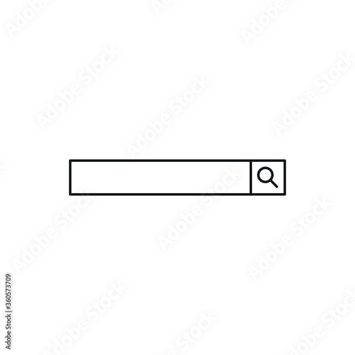 search zoom icon vector sign symbol isolated