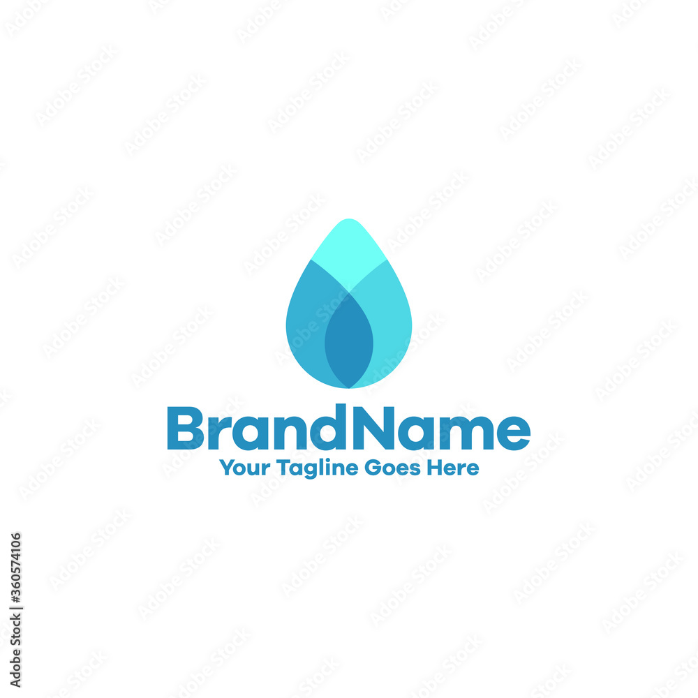 drop water with leaf symbol icon logo drop water with leaf symbol icon logo