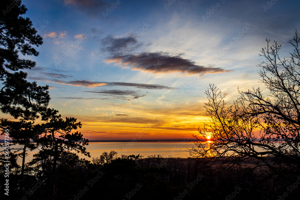 Sunset from Lake Balaton