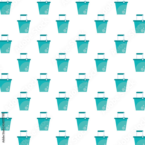 Wallpaper Mural plastic buckets housekeeping accessories pattern Torontodigital.ca