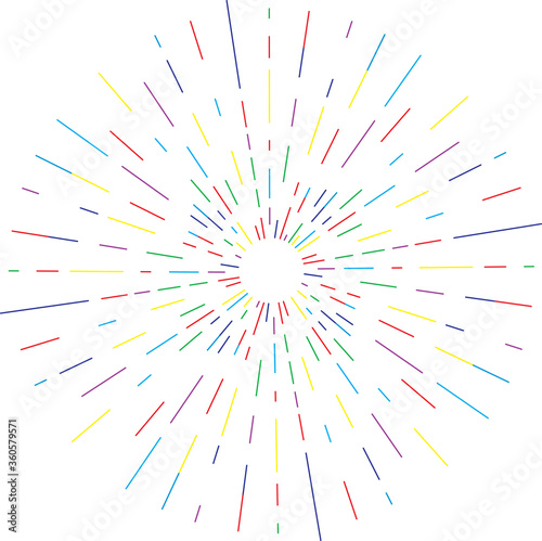 sunburst doodle  vintage radial burst  abstract line sunshine vector collection