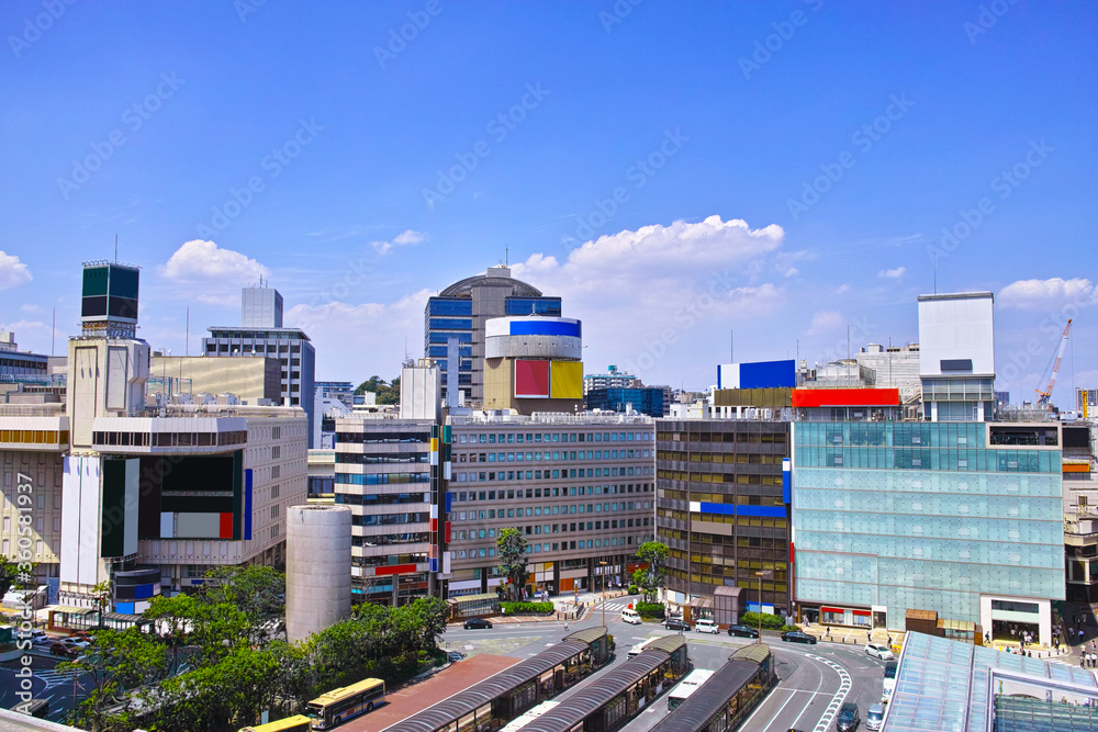 横浜駅西口の景観
