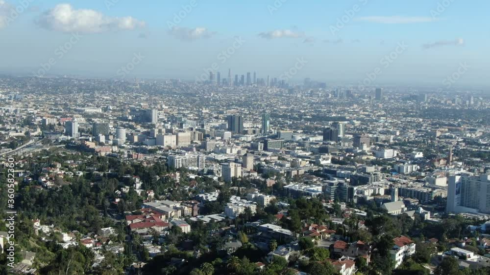 Hollywood and Los Angeles Aerial Shot from Hollywood Hills R Elevate Hollywood and Los Angeles Aerial Shot from Hollywood Hills R Elevate