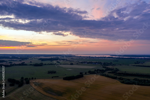 Sunset at the Baltic Sea near Ribnitz-Damgarten, Germany