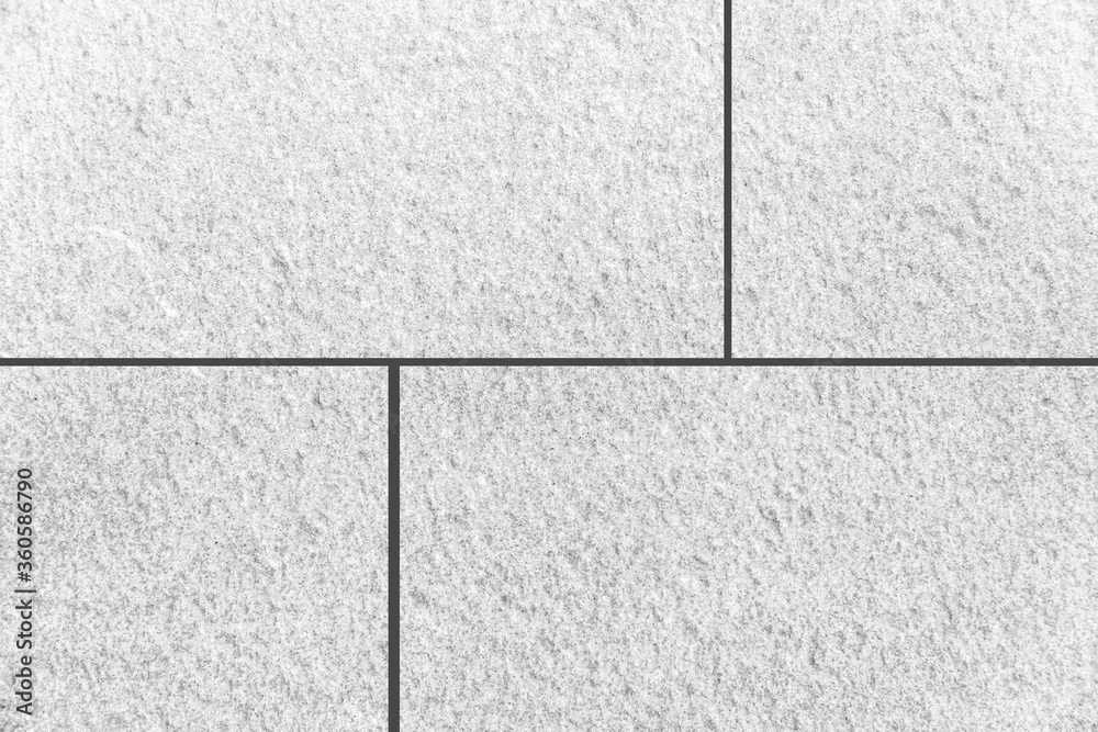 Fototapeta premium White stone floor texture and seamless background.
