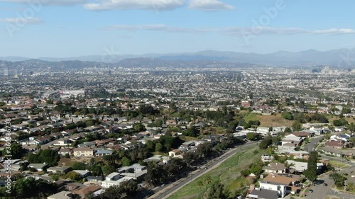 Wallpaper Mural Los Angeles and Hollywood from Baldwin Hills Aerial Shot Left Descend Torontodigital.ca