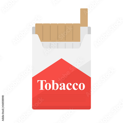 箱タバコのイラスト