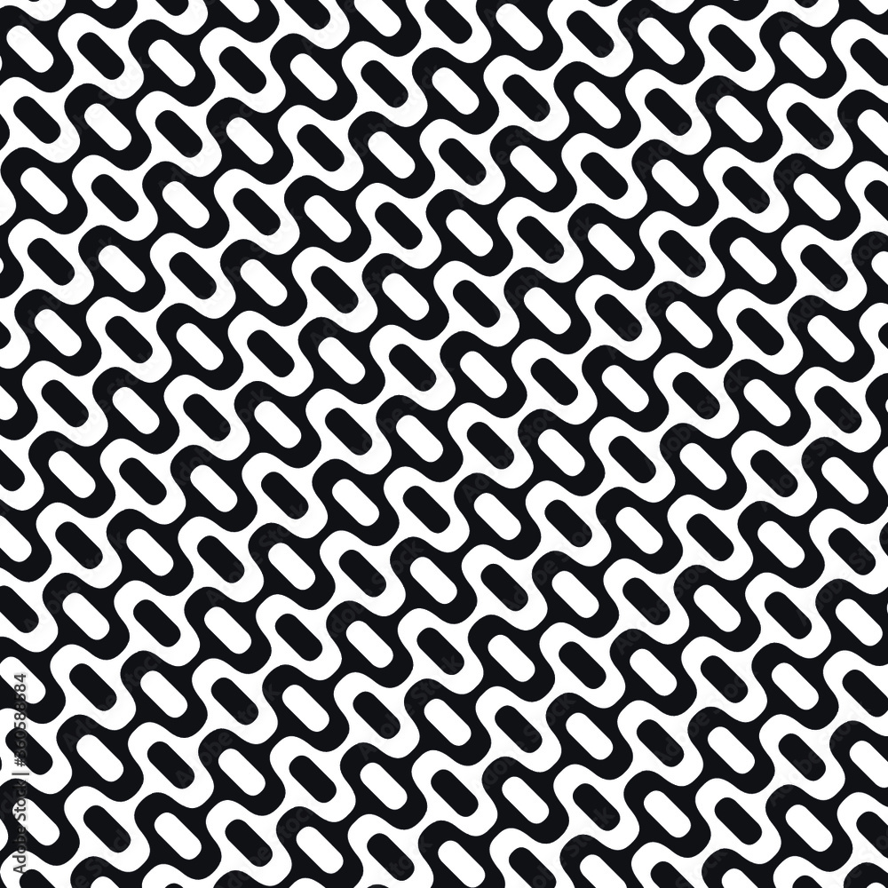 Brazilian black and white street pattern of Copacabana beach in Rio de Janeiro, op-art optic effect, in Brazil Brazilian black and white street pattern of Copacabana beach in Rio de Janeiro, op-art optic effect, in Brazil
