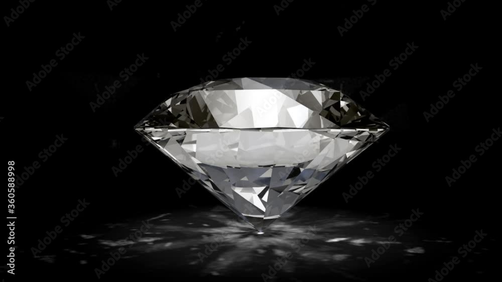Beautiful large crystal clear shining round cut diamond isolate Beautiful large crystal clear shining round cut diamond isolate