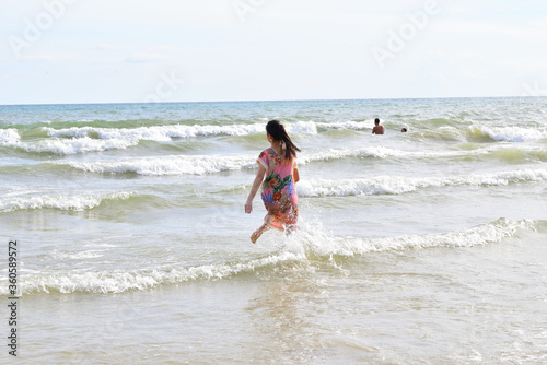 Little Girl at The Sea