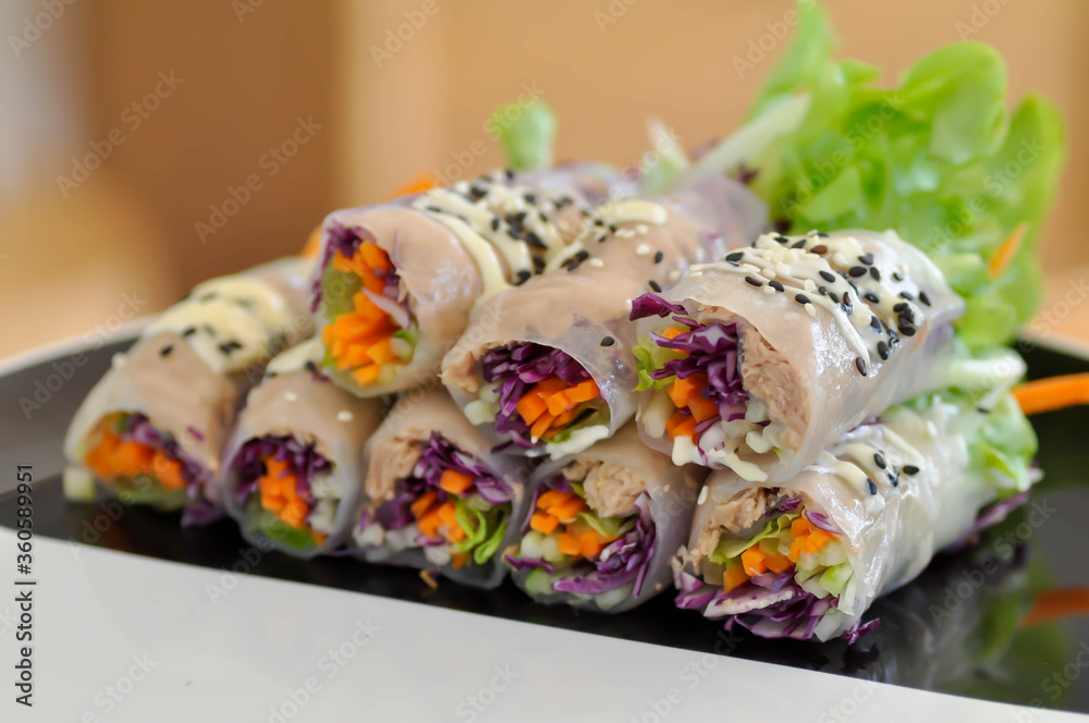 rice roll, fresh roll rice roll, fresh roll