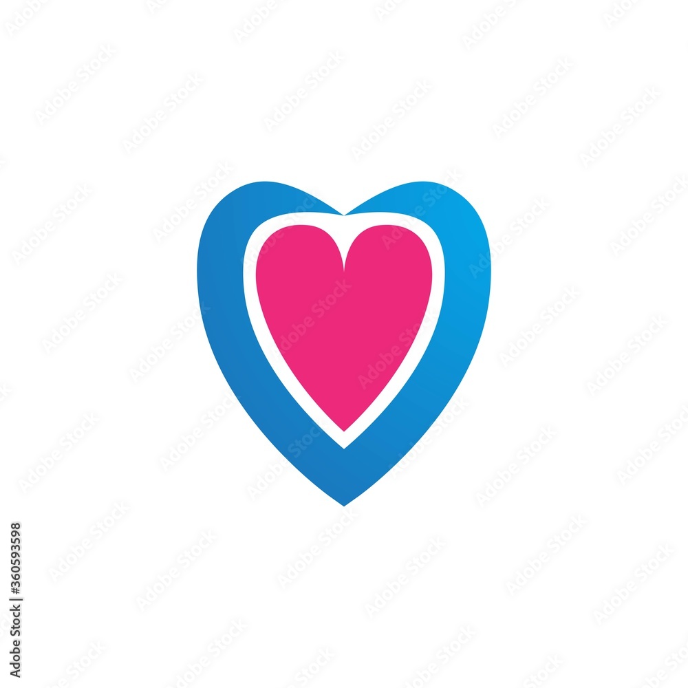 Heart Logo Template vector Heart Logo Template vector