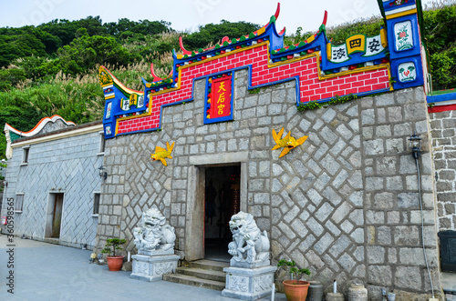 Matsu, Taiwan - JUN 27, 2019: Mazu Temple in Qinbi Village. photo