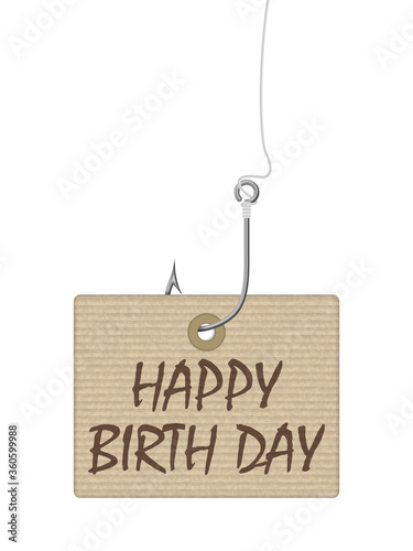 Happy birth day tag