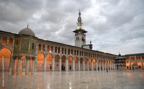 Oldest and biggest mosque of the world, The Great mosque of Damascus, Syria in Damascus, Syria